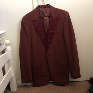 After Six 70s Burgundy Jacket
